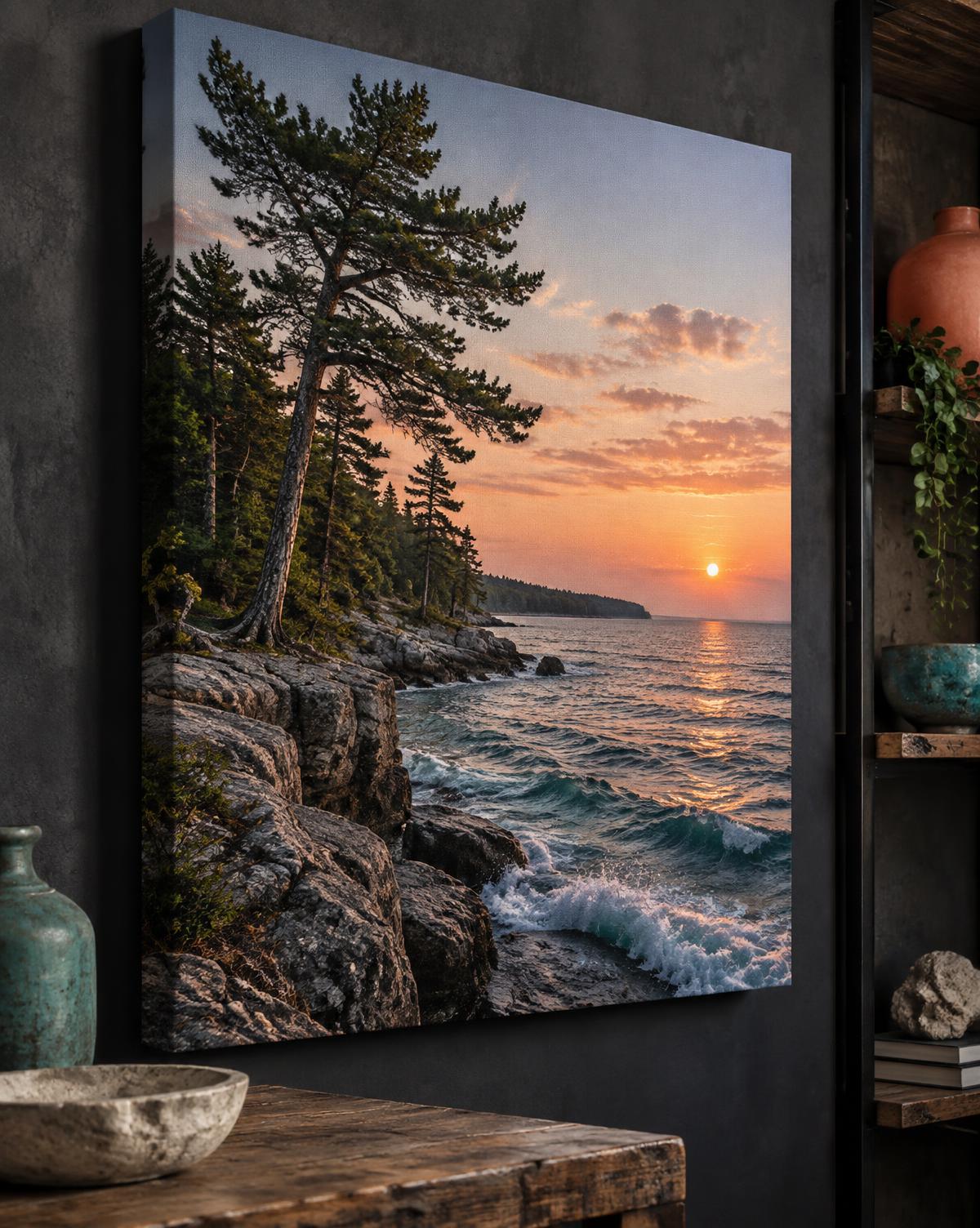 Edge of the Water, 30 × 40 in. gallery wrap