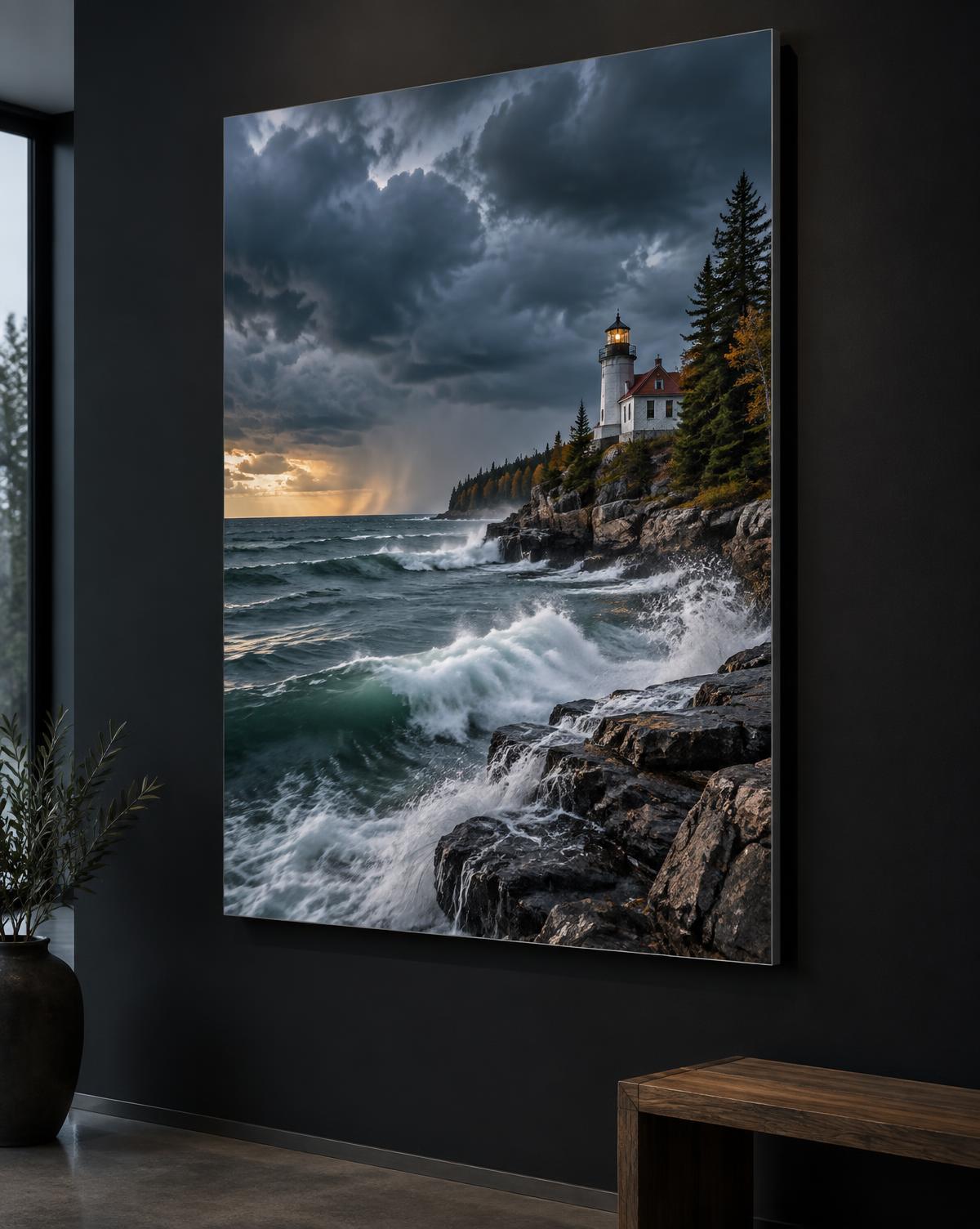 Storm Signal, 30 × 45 in. aluminum / float mount